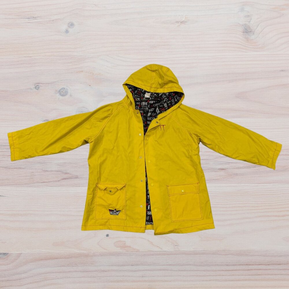 IT Chapter Two Hooded Yellow Rain Coat Jacket - Size XL
